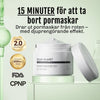 Detaljvy av ingredienserna i Mitesser Home Creme – djuprengörande och hudvänliga ämnen
