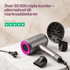 Professionell AirFusion hårfön från SilkyPlanet för snabb torkning, mindre friss och fantastisk glans.