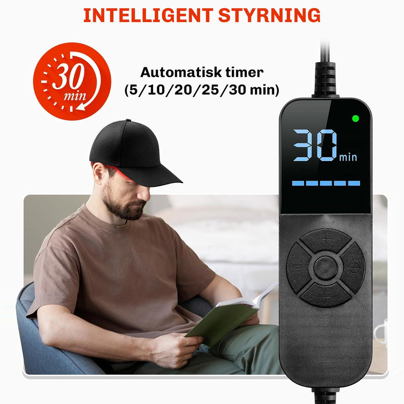 Rödljus Hårväxt Cap Restore+