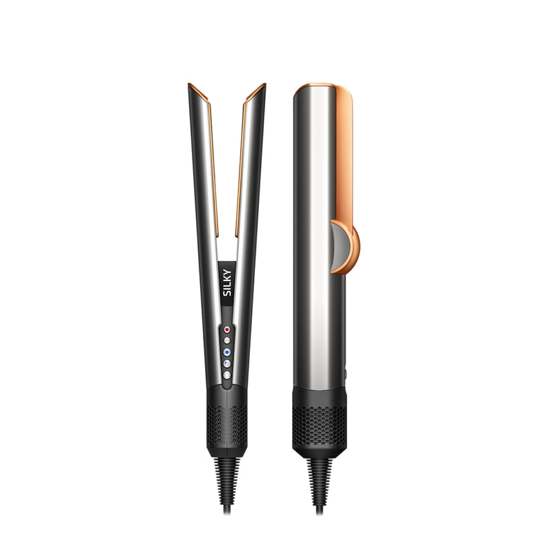 Silky Planet Air Straightener Platinum – 2-i-1 luftborste och plattång för snabb och skonsam styling