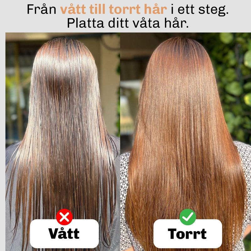Air Straightener Platinum ger extra volym och naturlig fyllighet vid hårrötterna