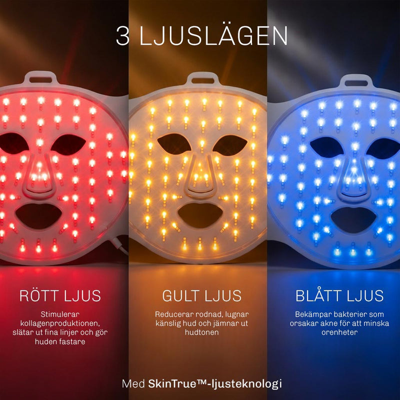 Anti aging LED mask LumiWhite for jamnare och yngre hud