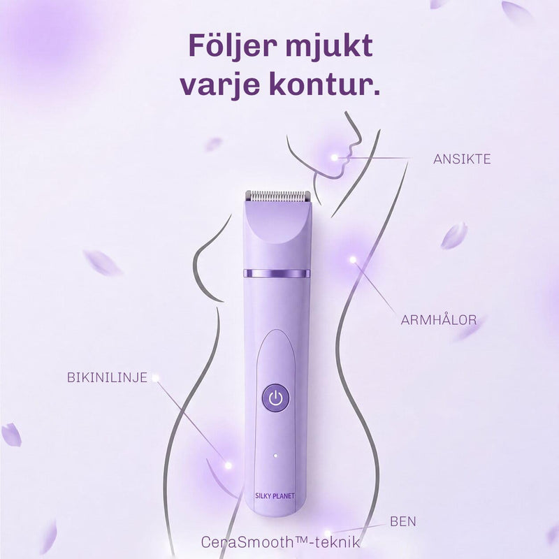 TrimCare bikinitrimmer för skonsam hårborttagning och ett slätt resultat på känslig hud.