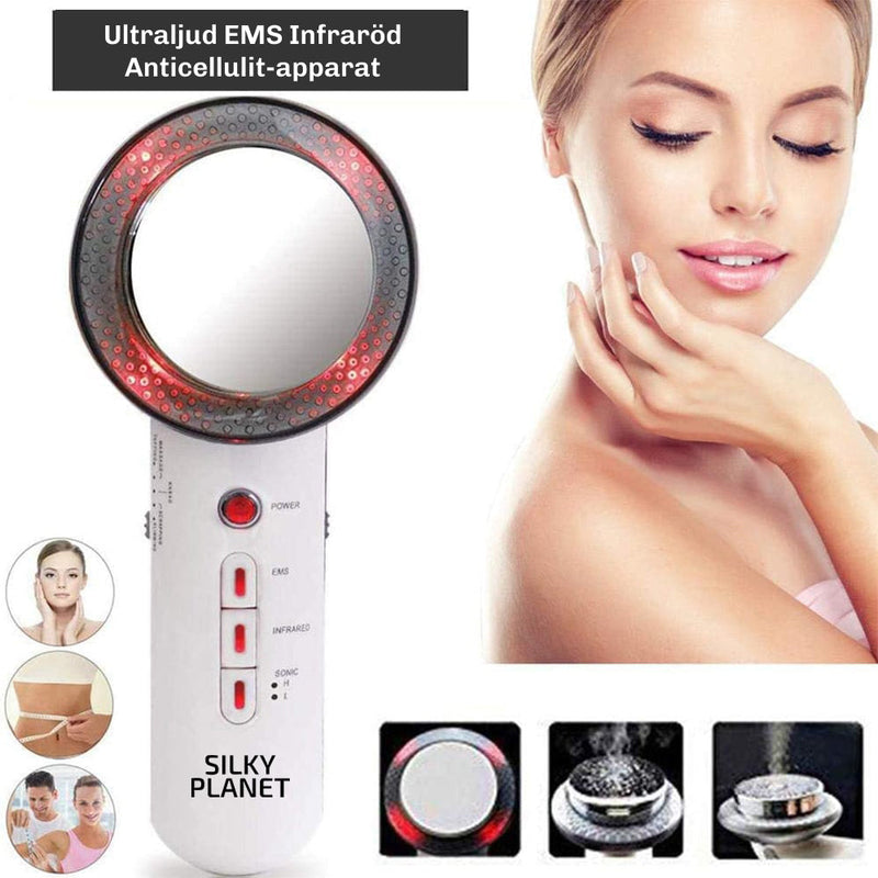 Detaljvy av Silky Planet CelluX – avancerad vakuum- och massageteknik