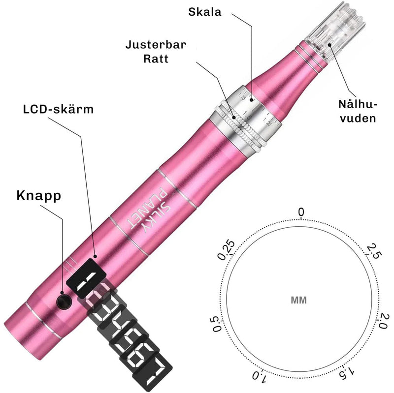 Flera intensitetsnivåer – idealiskt för både känslig och tåligare hud.