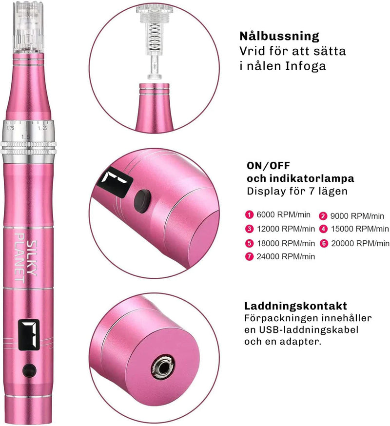 USB-driven – alltid redo att användas utan komplicerade kablar.