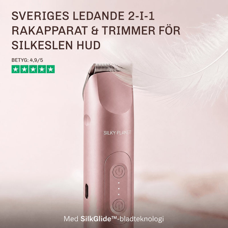 DuoCare intimtrimmer och ansiktstrimmer for kansliga hudomraden
