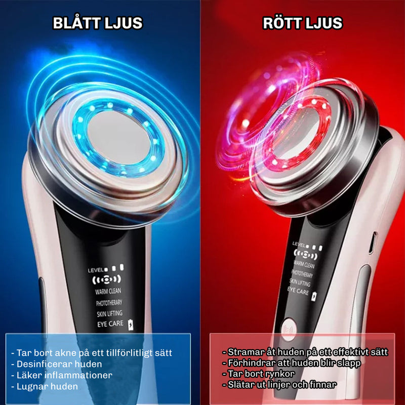 Integrerad display – visar intensitetsnivå och driftläge.