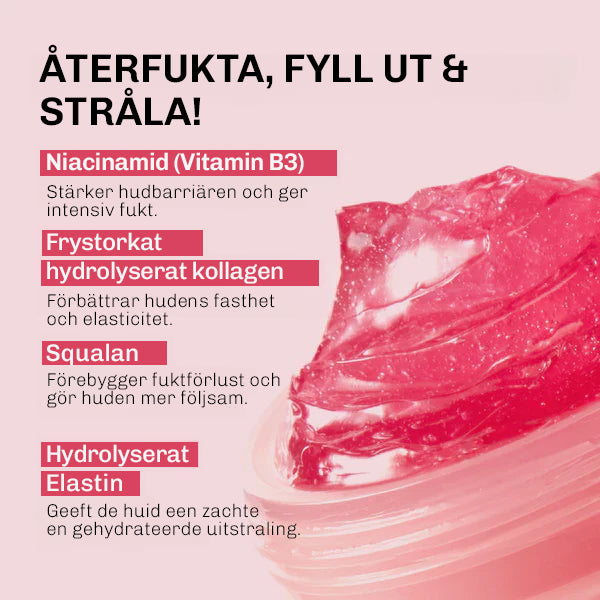 Förpackning av Silky Planet Kollagen Lifting Creme – elegant och hygienisk tub