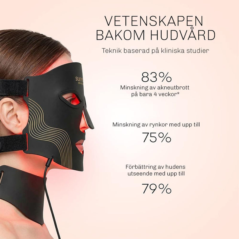 LED ansiktsmask Lumidark med infrarott ljus for intensiv hudvard