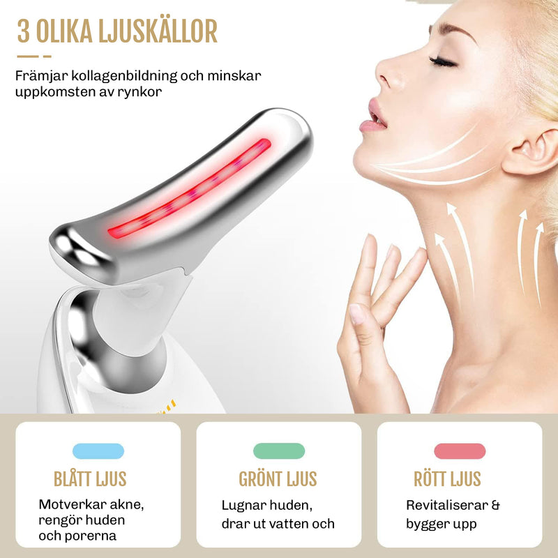 Hudvårdsrutin med LED-ljusterapi: några minuter per dag för märkbart resultat