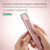 Mini trimmer med hypoallergena keramiska blad for kanslig hud