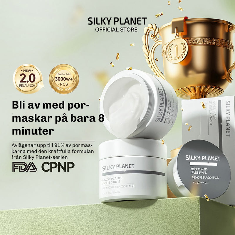 Användning av Silky Planet Mitesser Home Creme i ansiktet för renare porer