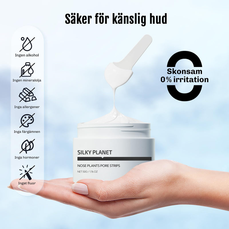 Silky Planet Mitesser Home Creme passar fet hud och hy med pormaskar