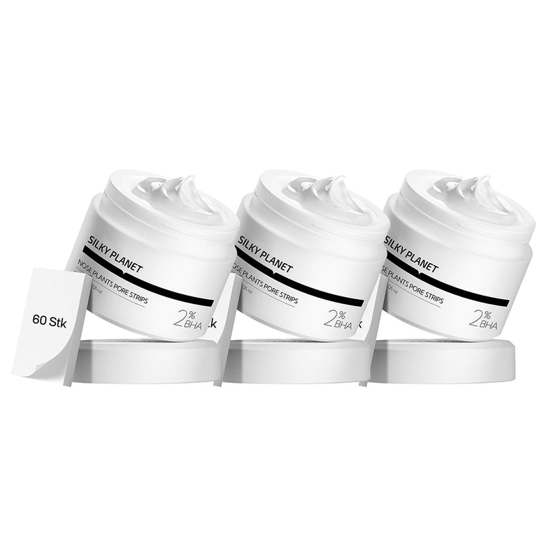 Silky Planet Mitesser Home Creme Set – intensiv porrengörande kräm mot pormaskar