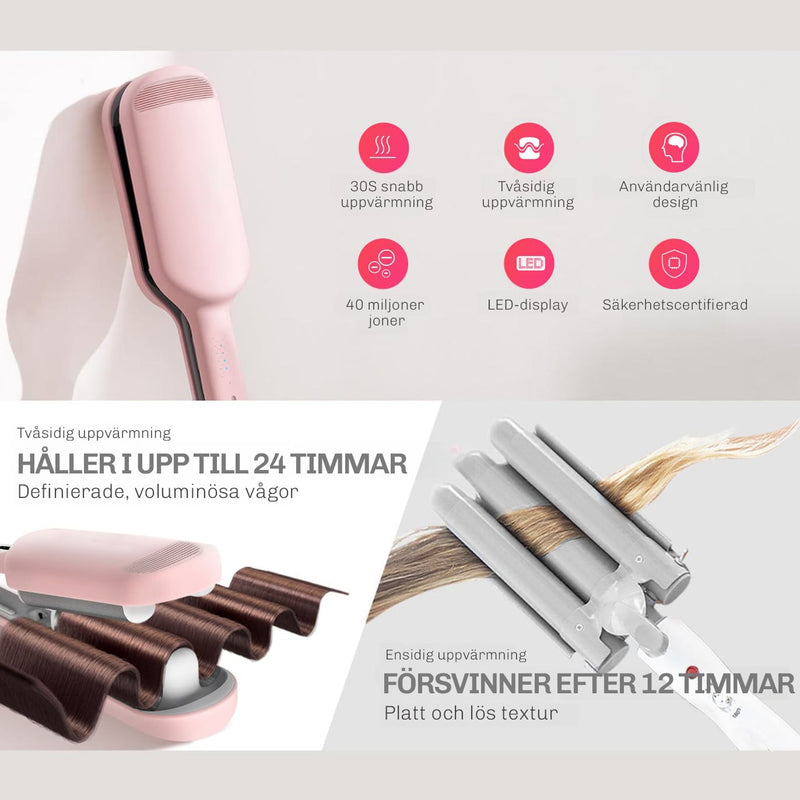 Lämplig för fint, tjockt, kort eller långt hår – perfekt för alla stilar