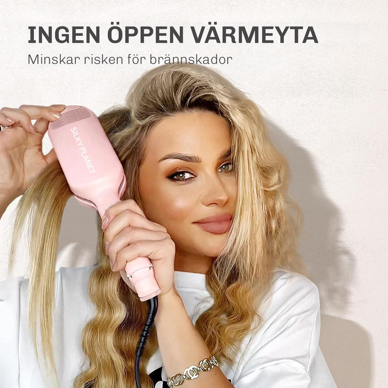 NovaCurl vågjärn med brännskydd och säkert grepp för trygg styling