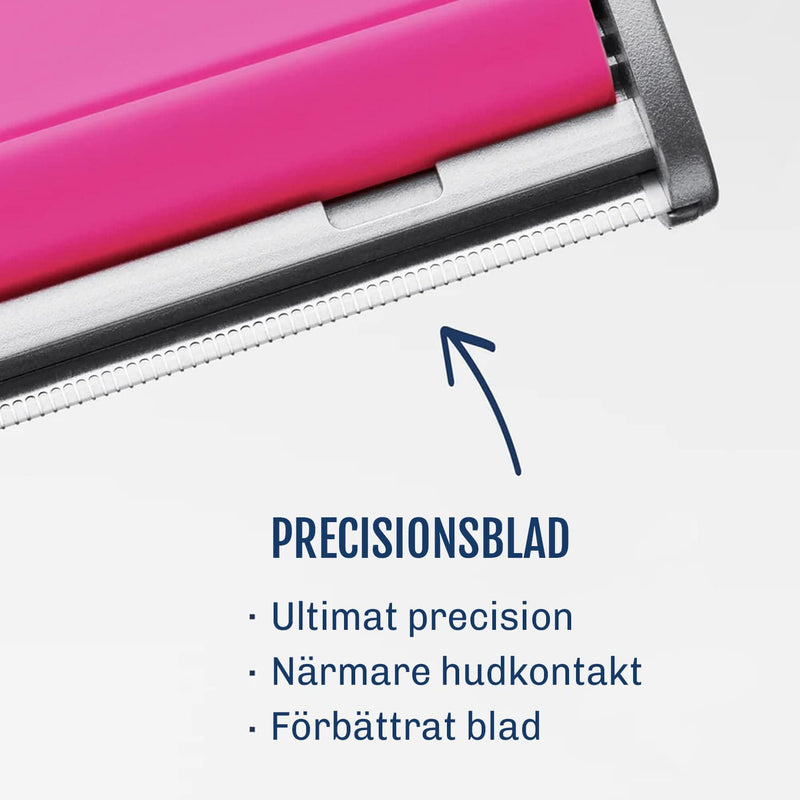Detaljvy av SILKYFLASH+ – ergonomisk design och premiumfinish