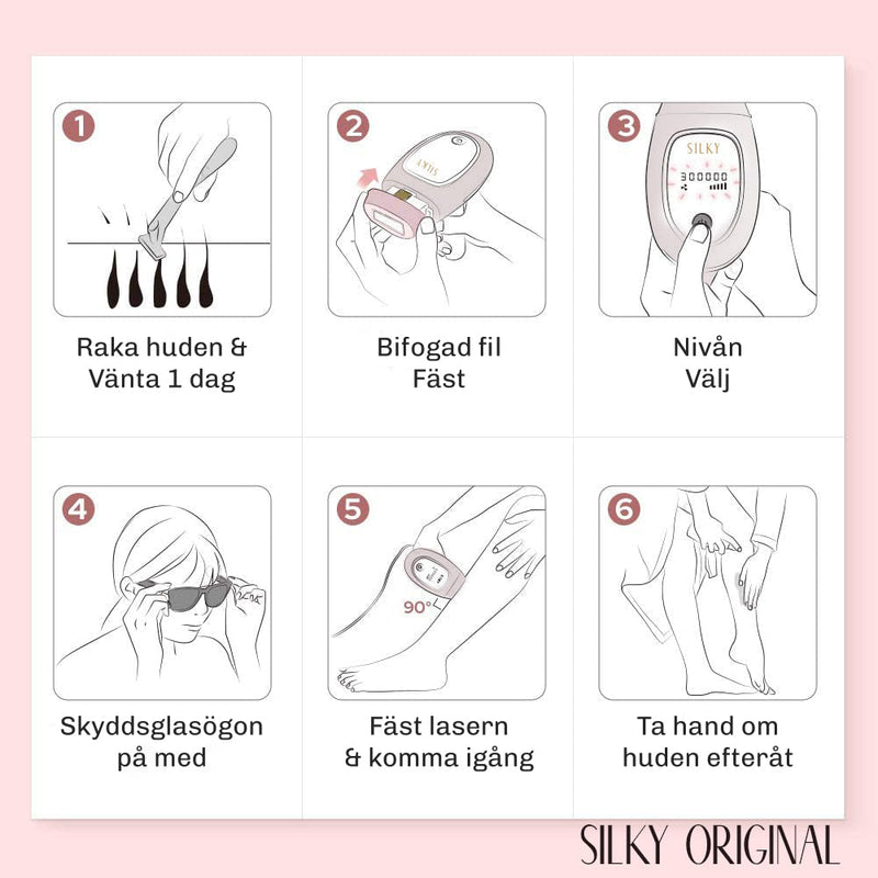 Produktbild av Silky Planet IPL-hårborttagare Silky 2.0 med tillbehörsset