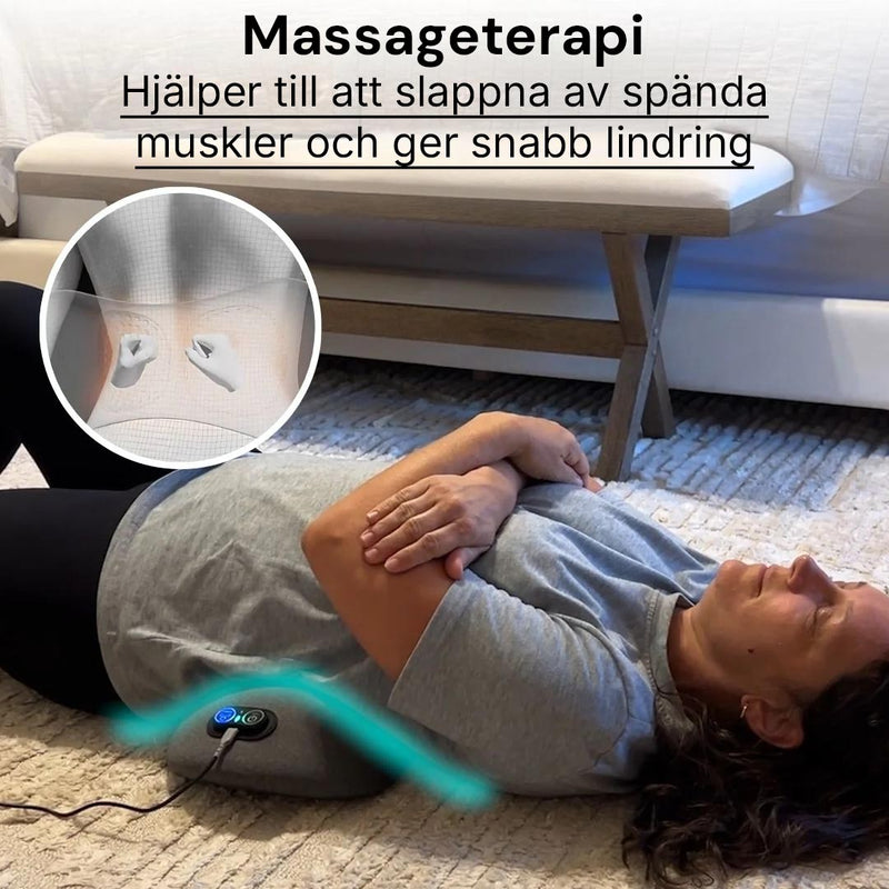 Användning av Silky Planet ryggsträckare vid massageterapi för ryggen